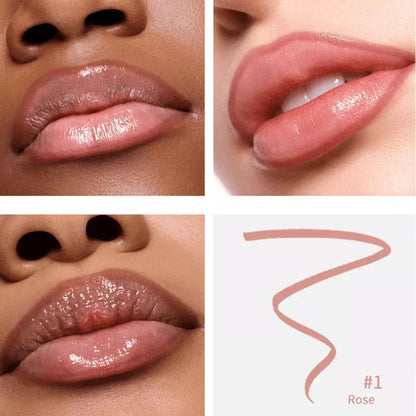 Peel Off Lip Liner Tattoo - Long-Lasting Lip Stain & Easy Peel Off Formula for Lasting Color