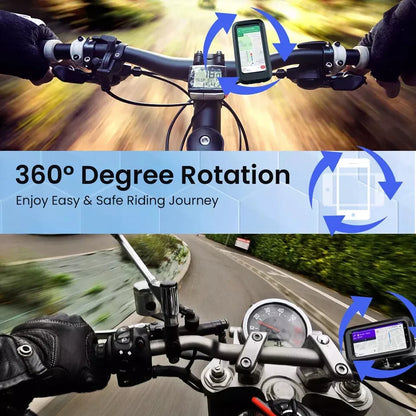Bike Phone Holder - 360° Rotation - Waterproof - Easy Access - RideLock - Myhomepleasure