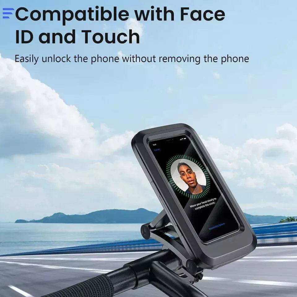Bike Phone Holder - 360° Rotation - Waterproof - Easy Access - RideLock - Myhomepleasure