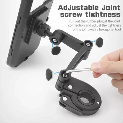 Bike Phone Holder - 360° Rotation - Waterproof - Easy Access - RideLock - Myhomepleasure
