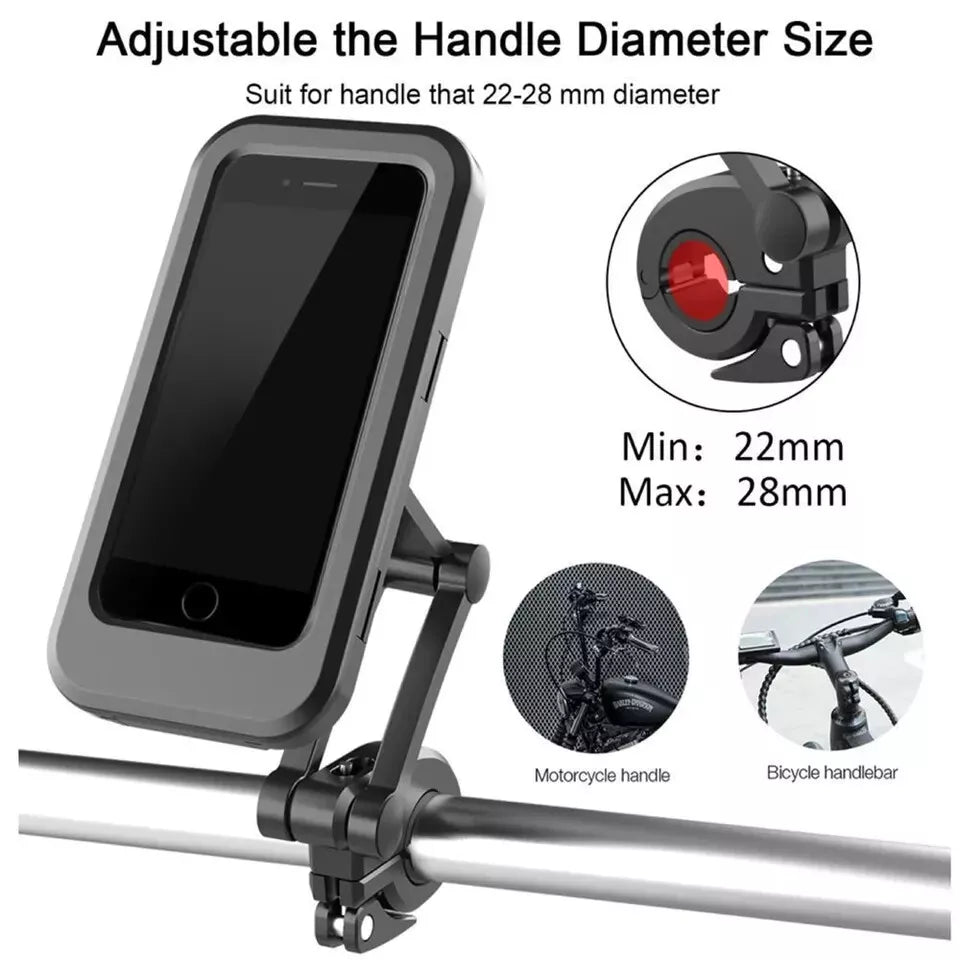 Bike Phone Holder - 360° Rotation - Waterproof - Easy Access - RideLock - Myhomepleasure