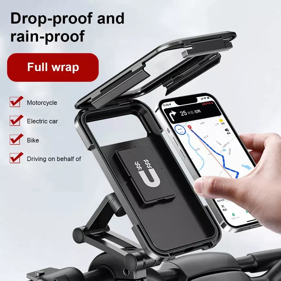 Bike Phone Holder - 360° Rotation - Waterproof - Easy Access - RideLock - Myhomepleasure