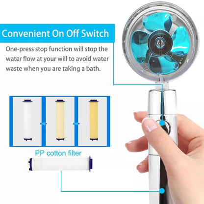 Turbo Propeller Shower Head