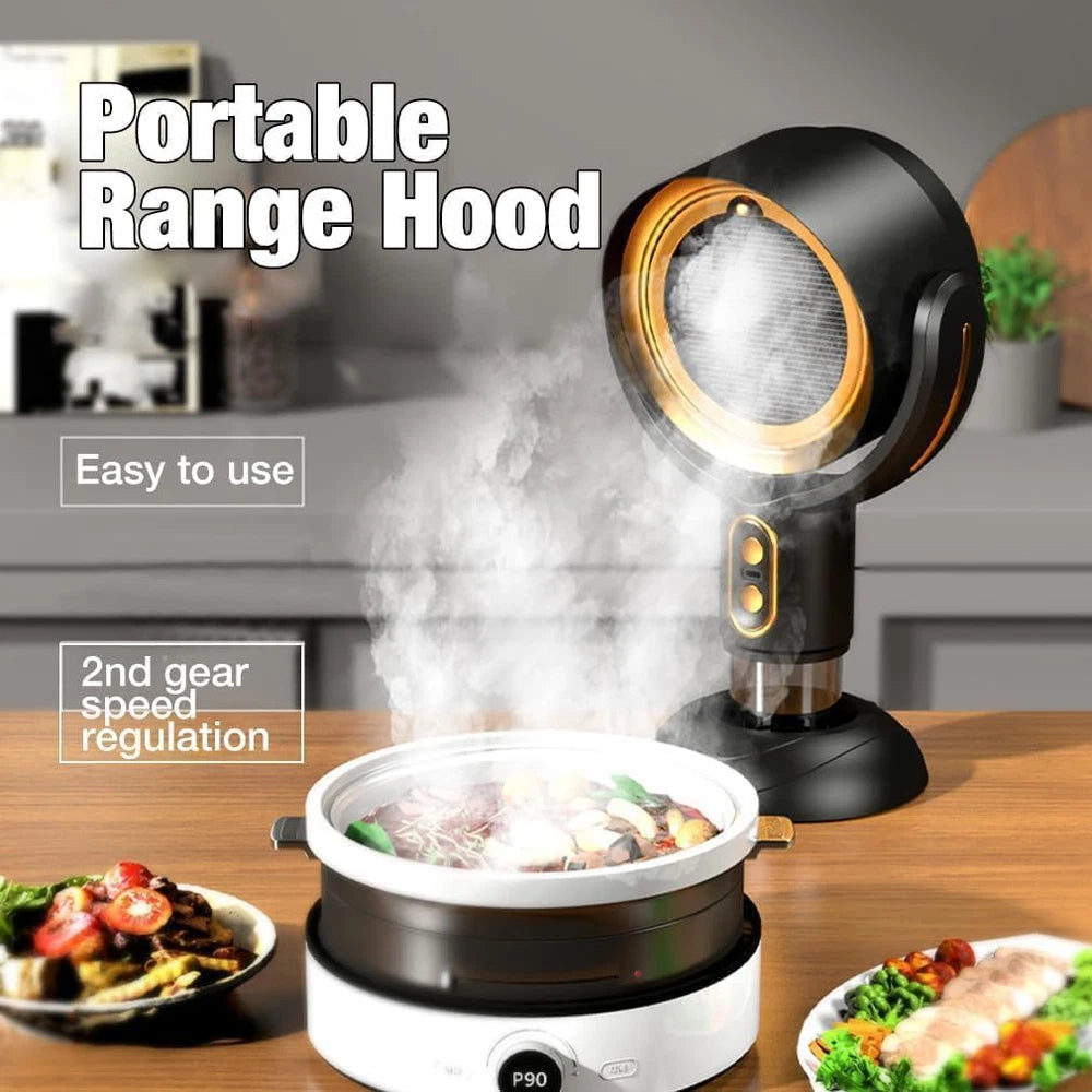 Portable Range Hood with 2-Speed Exhaust Fan – Compact Ventilation