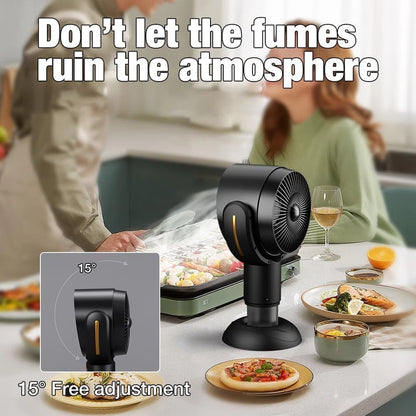 Portable Range Hood with 2-Speed Exhaust Fan – Compact Ventilation