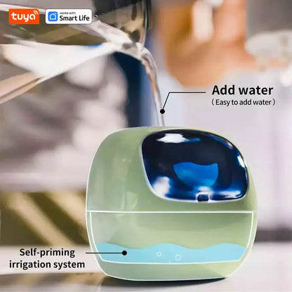 AI Smart Planter with 7 Sensors & 49 Expressions for Easy Plant Care