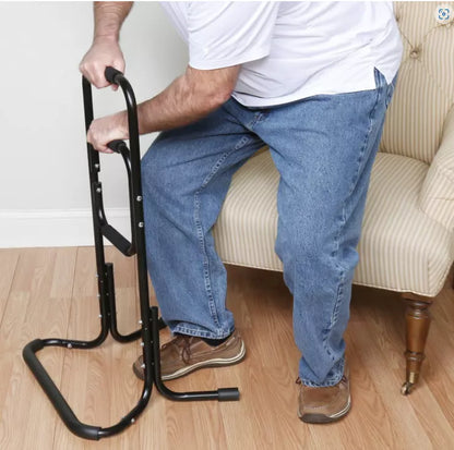 Heavy Duty Freestanding Senior Handicapped Metal Bed Guard Rail
