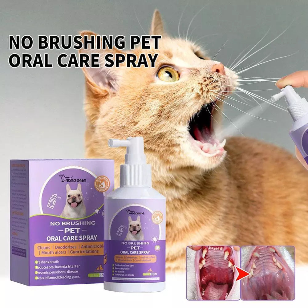 Teeth Cleaning Spray For Dogs & Cats