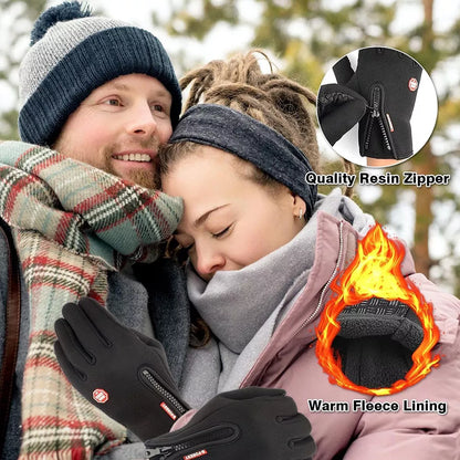 Waterproof & Windproof Winter Gloves – Warm, Touchscreen-Friendly & Weather-Resistant