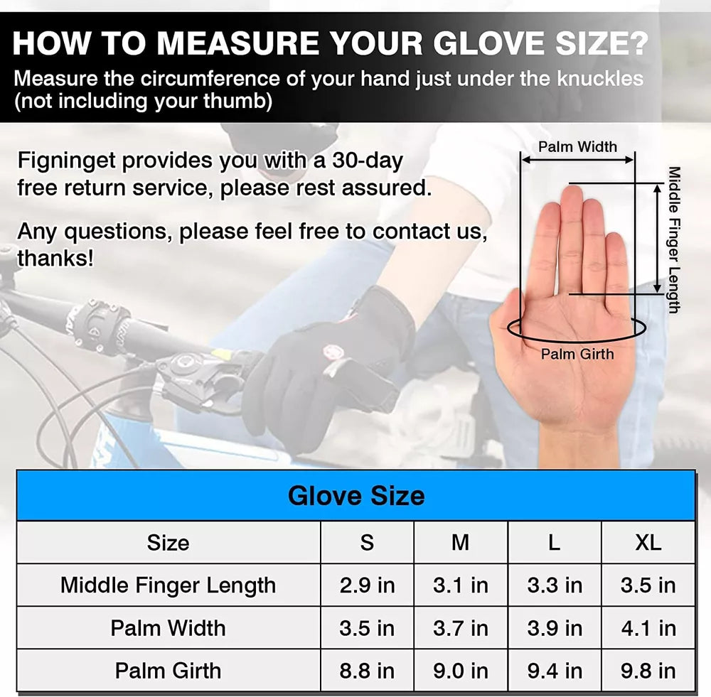 Waterproof & Windproof Winter Gloves – Warm, Touchscreen-Friendly & Weather-Resistant