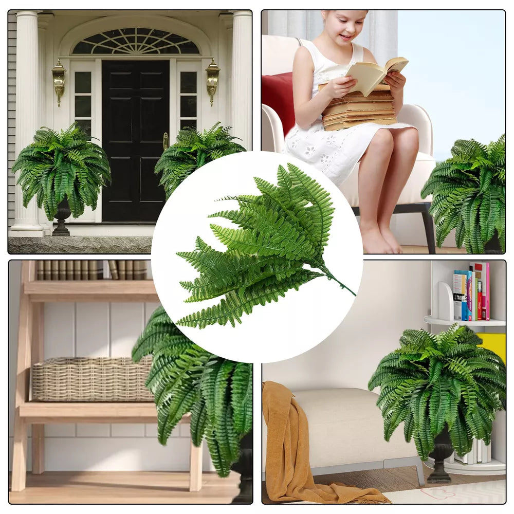 UV Resistant Lifelike Artificial Boston Fern