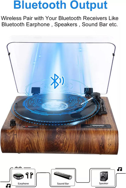 Retro Vinyl Record Player