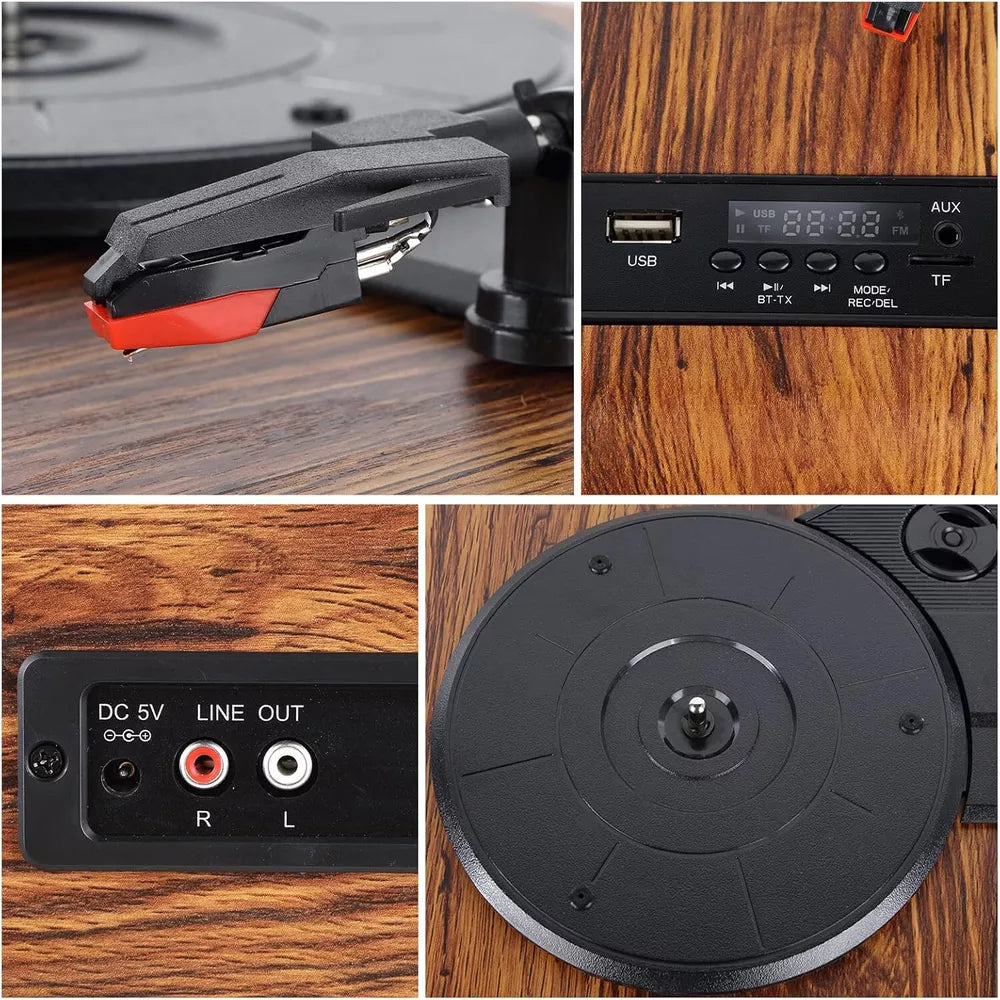 Retro Vinyl Record Player