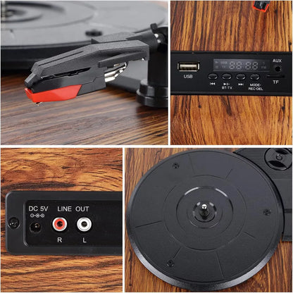 Retro Vinyl Record Player