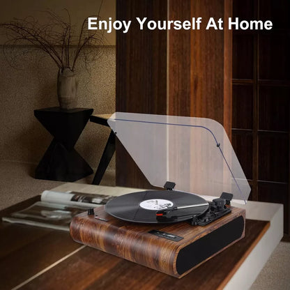 Retro Vinyl Record Player