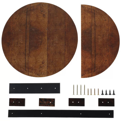 Bourbon Whiskey Barrel Shelf - Rustic Bar Accessories