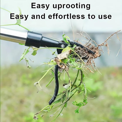 Stainless Steel Adjustable Long Handle Detachable Weed Puller