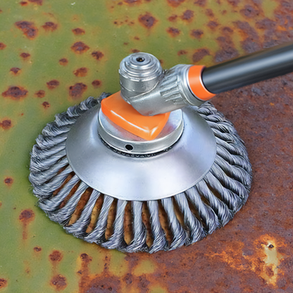 6-Inch Steel Wire Brush Trimmer Head