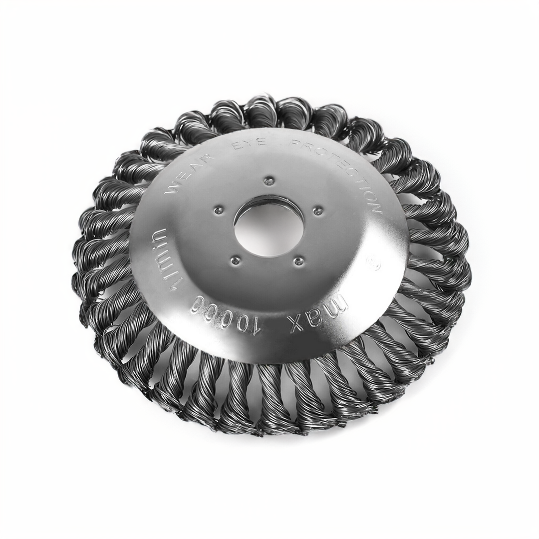 6-Inch Steel Wire Brush Trimmer Head