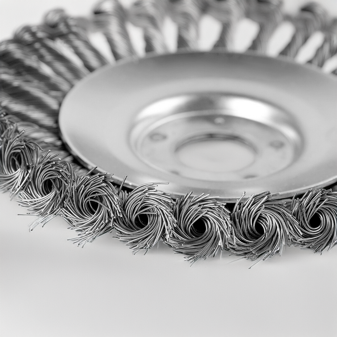 6-Inch Steel Wire Brush Trimmer Head