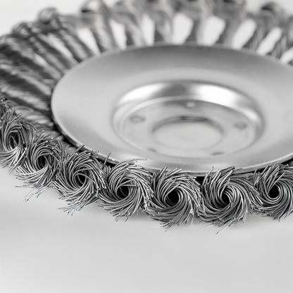 6-Inch Steel Wire Brush Trimmer Head
